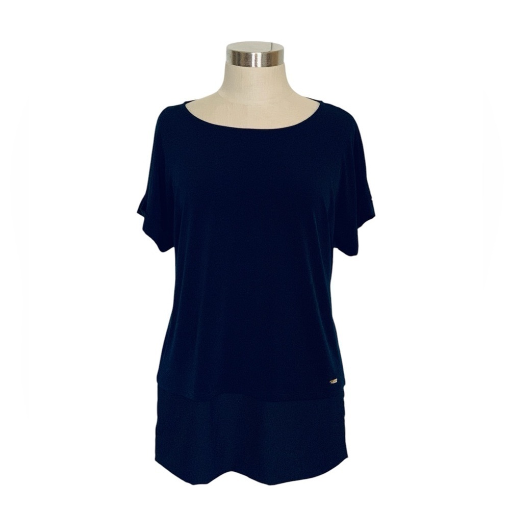 Calvin Klein Navy Blue Top - Picture 2 of 10
